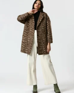 The Korner Manteaux|Manteau Melinda marron