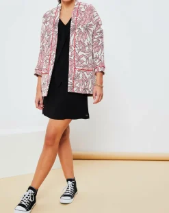 La Petite Francaise Vestes, Blousons|Manteau Rubis hawai rouge