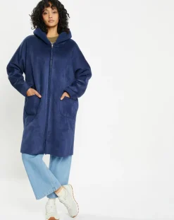 Lou Andrea Manteaux|Manteau réversible en Fausse Fourrure 319 Mont indigo