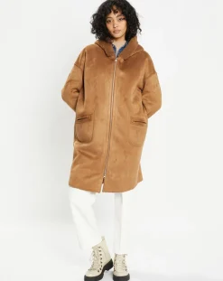 Lou Andrea Manteaux|Manteau réversible en Fausse Fourrure 319S Mont toffee