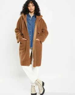Lou Andrea Manteaux|Manteau réversible en Fausse Fourrure 319S Mont toffee