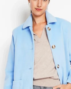 Assuili Manteaux|Manteau Sofia azur