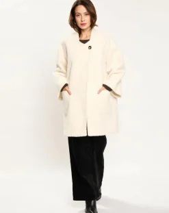 Lauren Vidal Vestes, Blousons|Manteau Zana crème