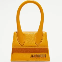 Jacquemus Sacs|Micro sac à main en Cuir Le Chiquito orange - 12x9 cm
