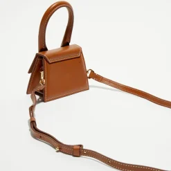 Jacquemus Sacs|Micro sac à main en Cuir Le Chiquito marron - 12x9 cm
