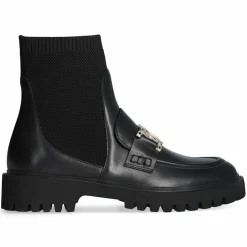 Liu-Jo Mocassins|Mocassins Cora en Cuir noirs - Talon 4.5 cm