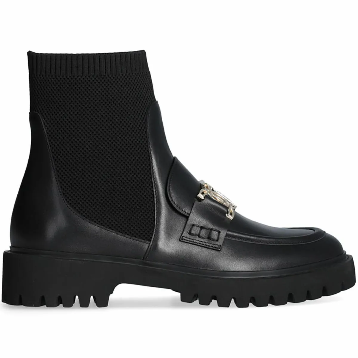 Liu-Jo Mocassins|Mocassins Cora en Cuir noirs - Talon 4.5 cm