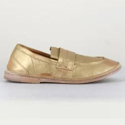 MOMA Mocassins|Mocassins en Cuir dorés