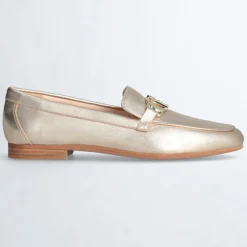 Liu-Jo Mocassins|Mocassins en Cuir Emel dorés