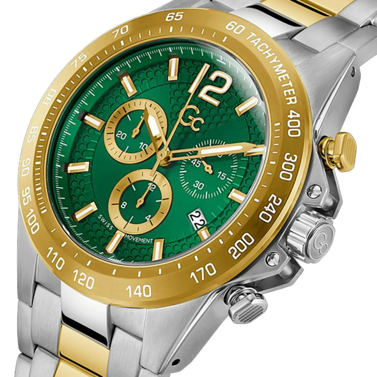 Guess Collection Montres|Montre Femme Audacious en Acier argenté/doré