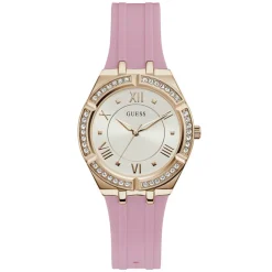 Guess Montres|Montre Femme Cosmo en Caoutchouc rose