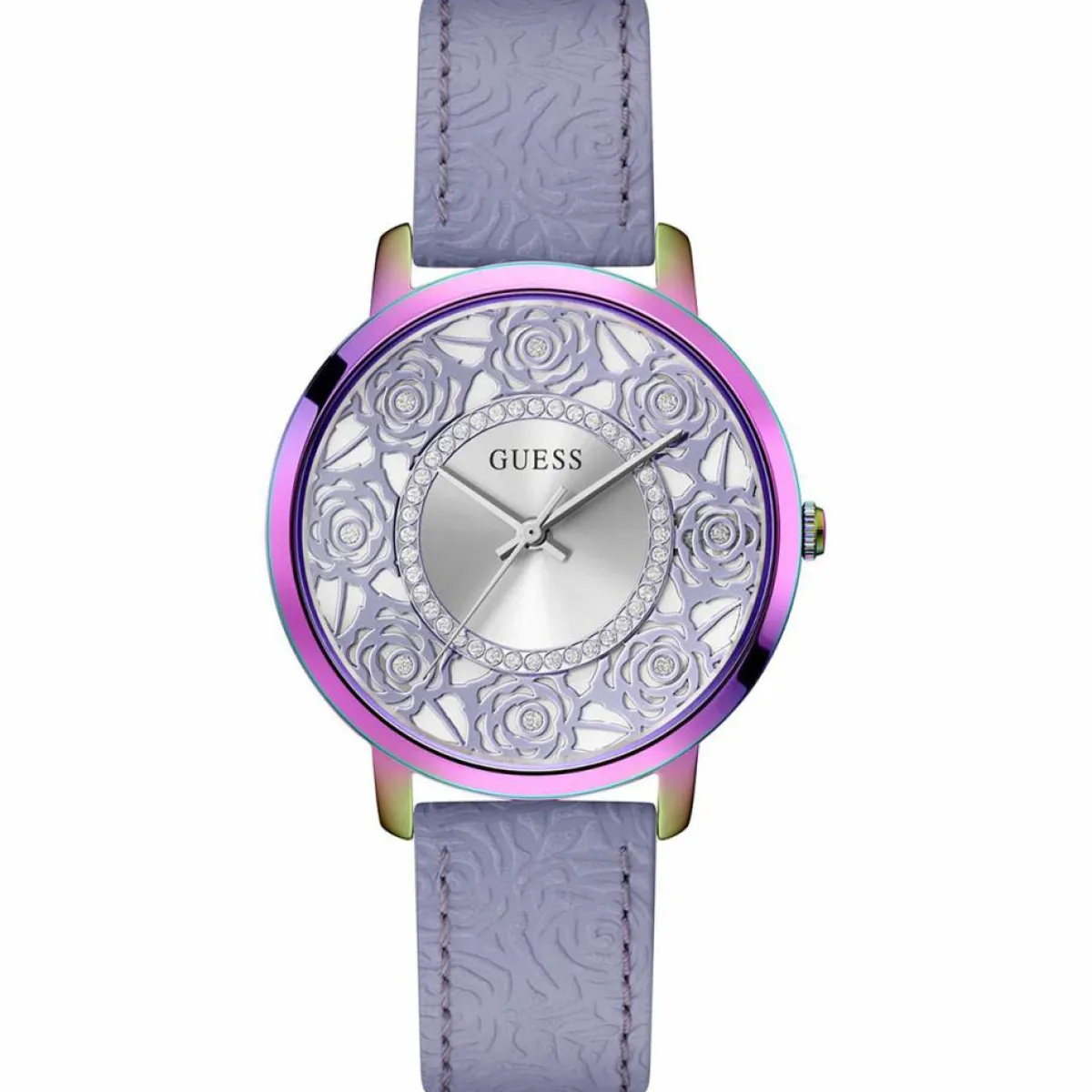 Guess Montres|Montre Femme Dahlia en Cuir violette