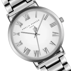 Amelia Parker Montres|Montre Femme en Acier Grand argentée
