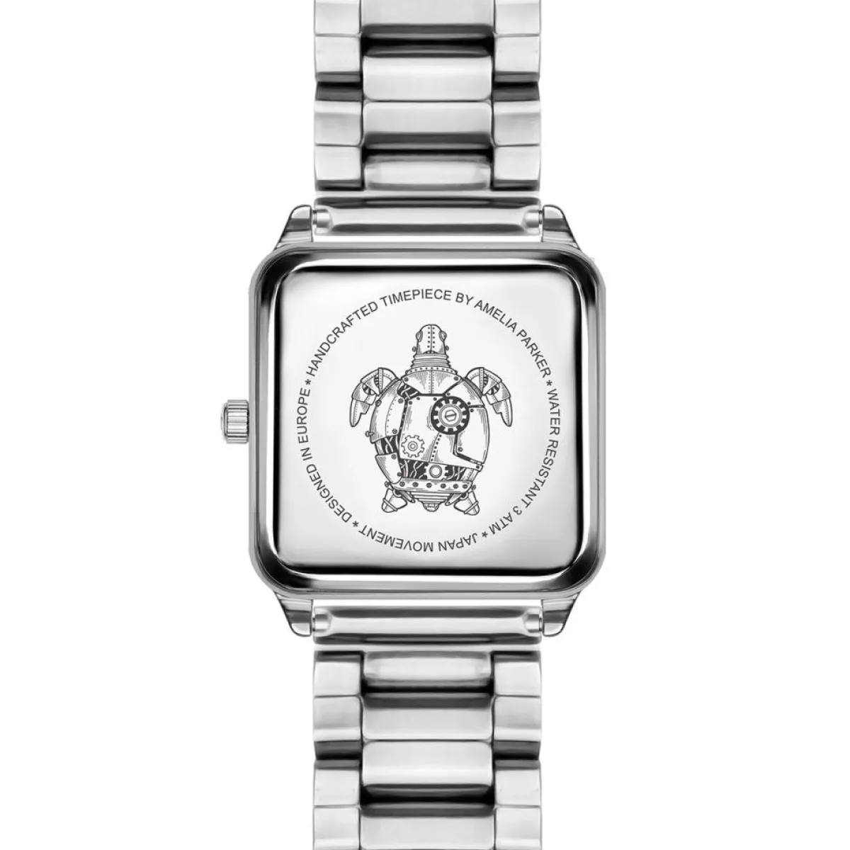 Amelia Parker Montres|Montre Femme en Acier Plaza argentée