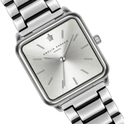 Amelia Parker Montres|Montre Femme en Acier Plaza argentée