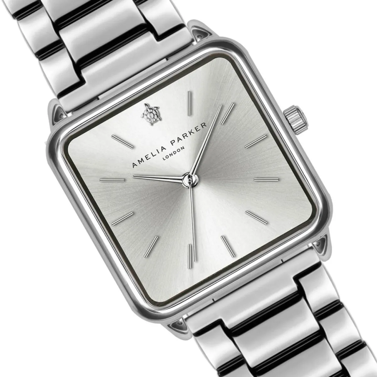 Amelia Parker Montres|Montre Femme en Acier Plaza argentée
