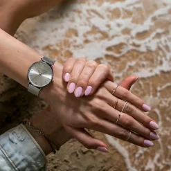 Amelia Parker Montres|Montre Femme en Acier Pure argentée