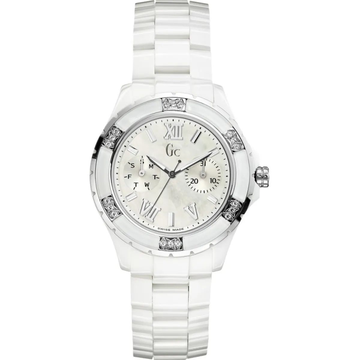 Guess Collection Montres|Montre Femme en Céramique blanche