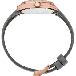 Baldinini Montres|Montre Femme en Cuir & cristaux Swarovski Adria gris foncé