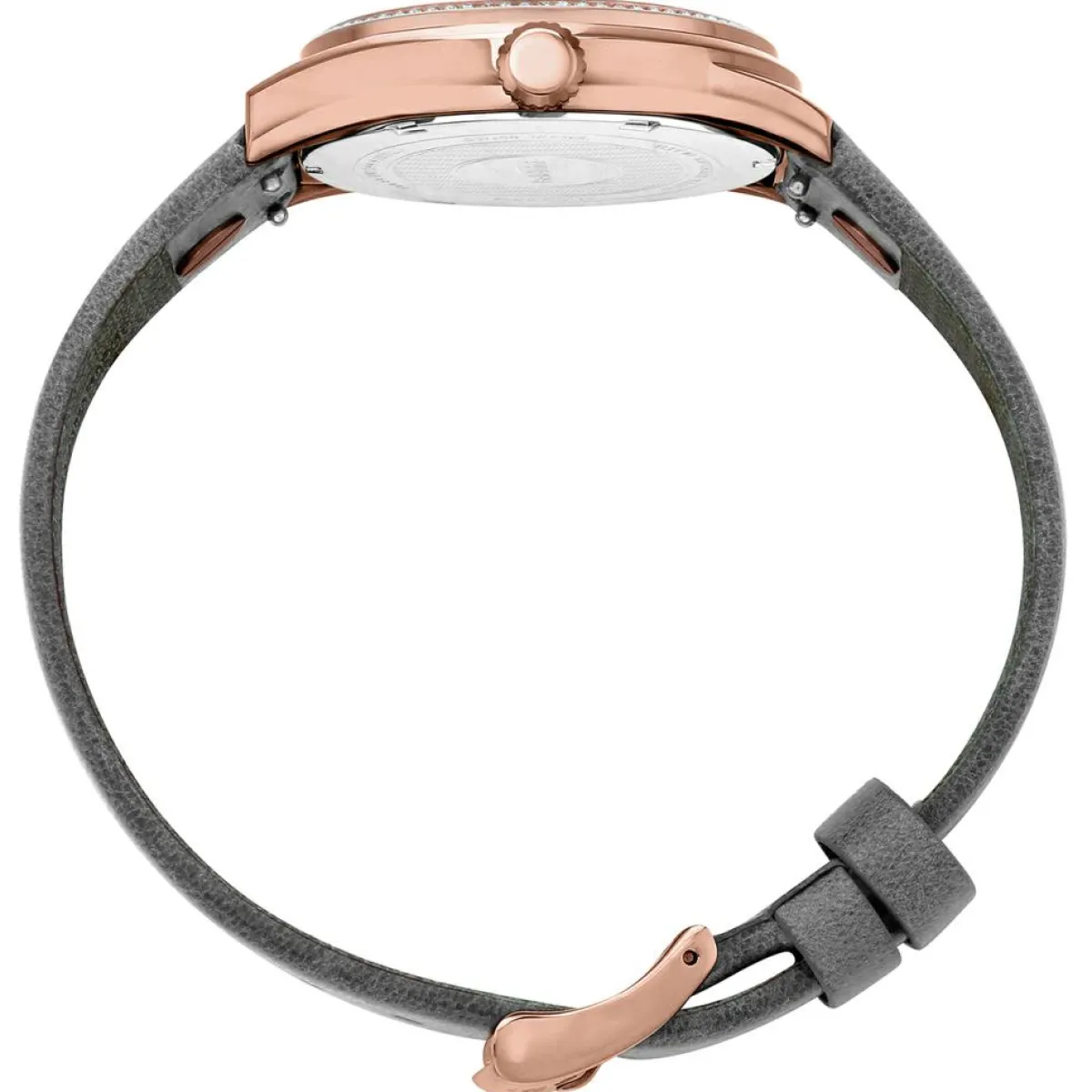 Baldinini Montres|Montre Femme en Cuir & cristaux Swarovski Adria gris foncé