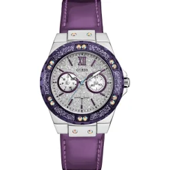 Guess Montres|Montre Femme en Cuir & Pu lilas