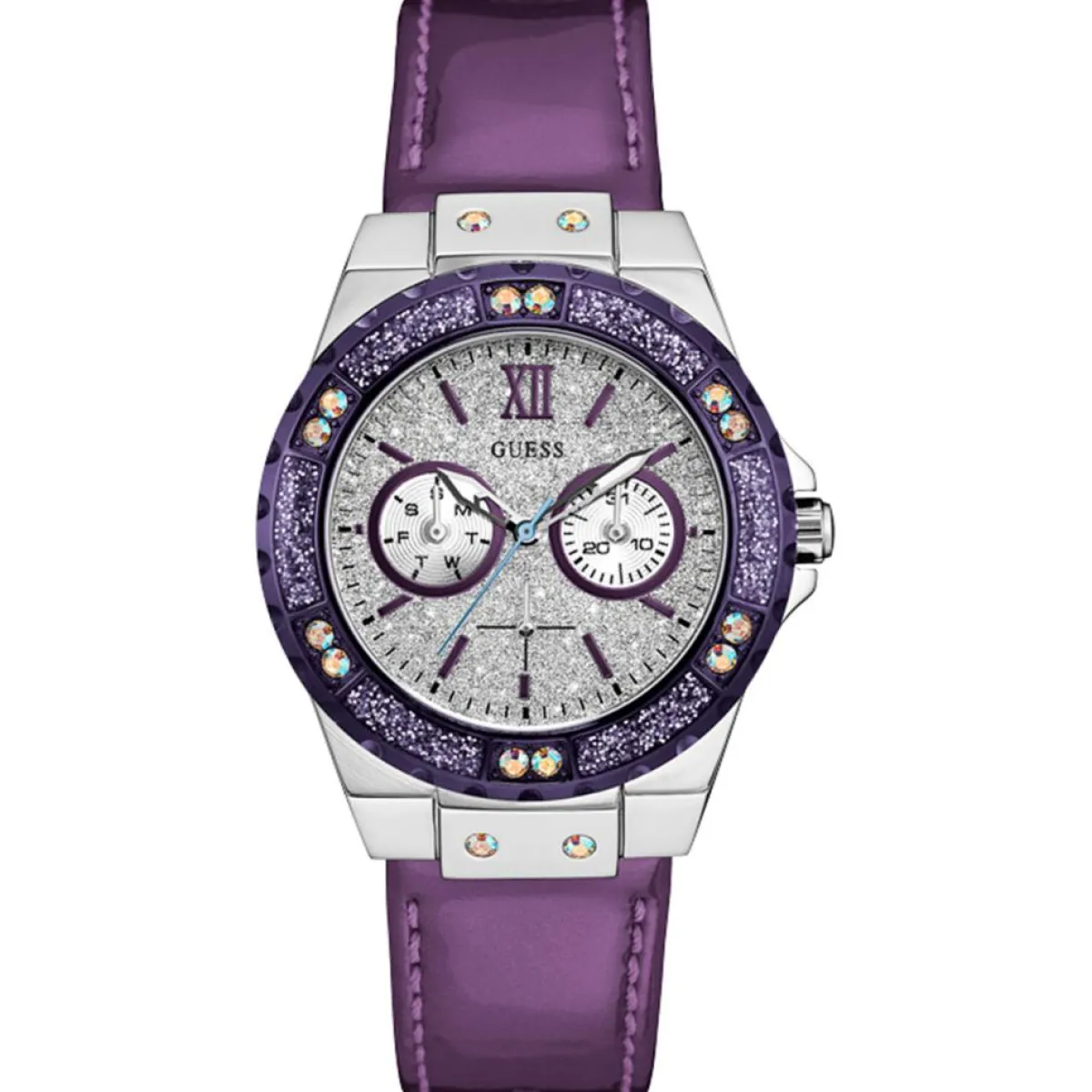 Guess Montres|Montre Femme en Cuir & Pu lilas