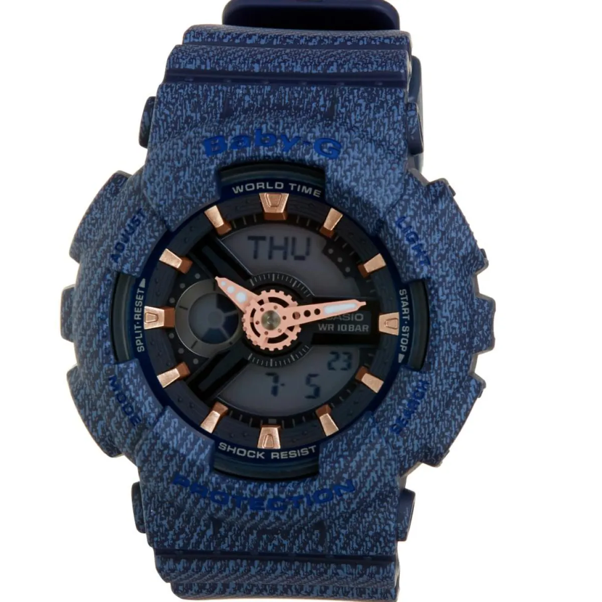 Baby-G Montres|Montre Femme en Résine bleu foncé