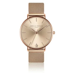 Amelia Parker Montres|Montre Femme Gold Sky en Acier rose doré