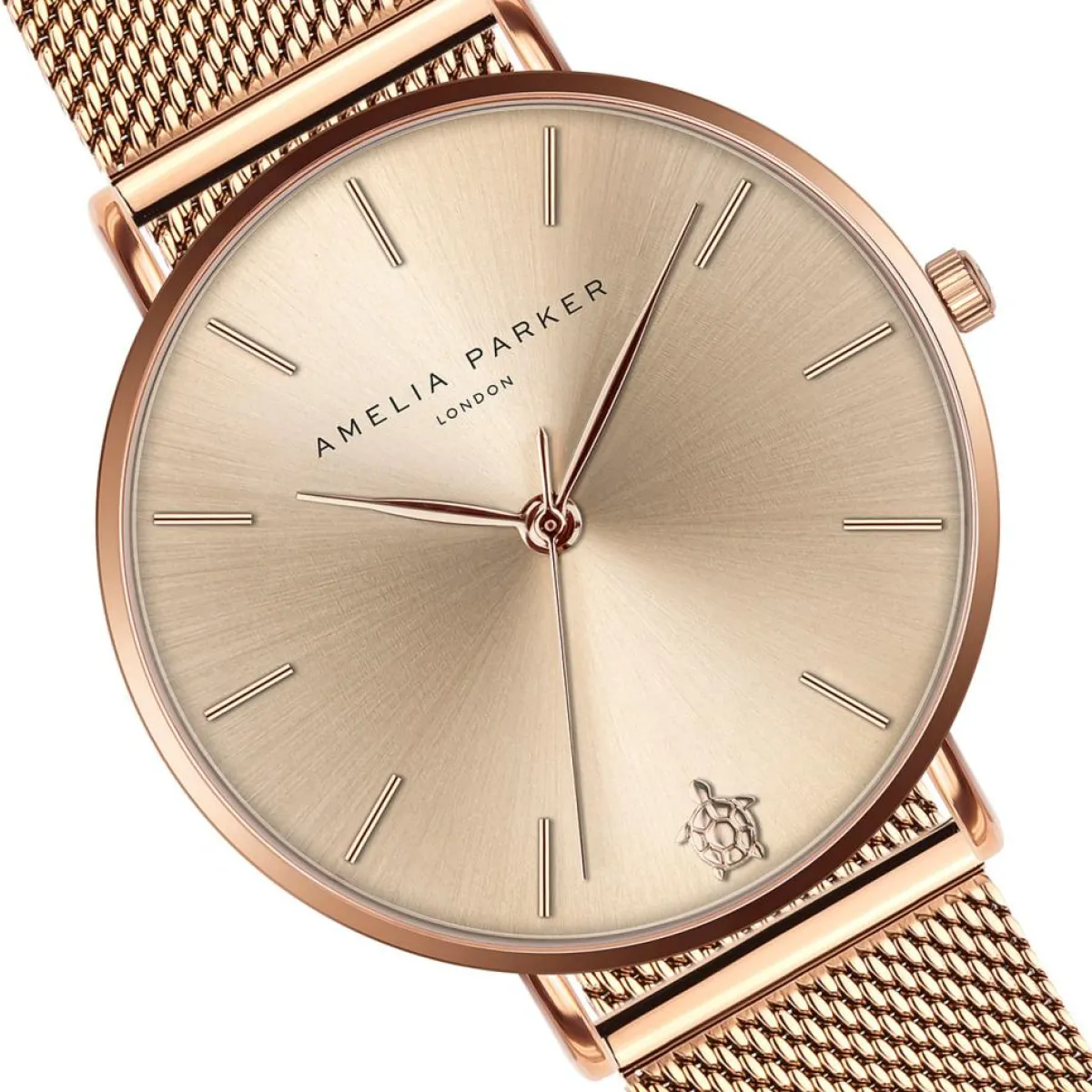 Amelia Parker Montres|Montre Femme Gold Sky en Acier rose doré
