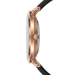 Amelia Parker Montres|Montre Femme Grand Noir en Acier noire