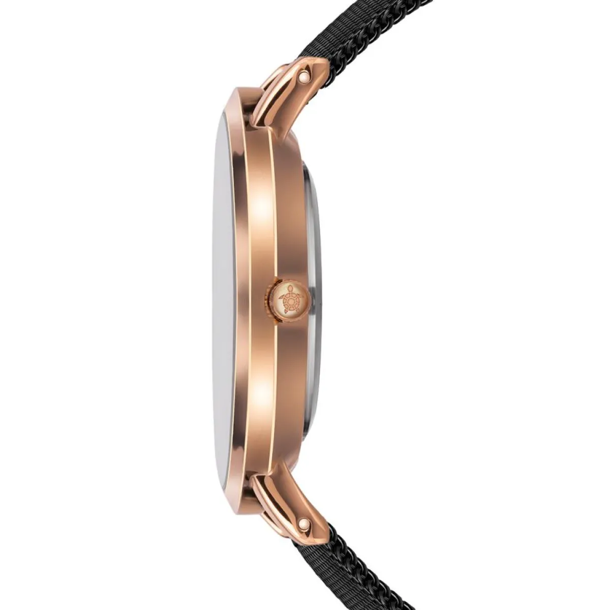 Amelia Parker Montres|Montre Femme Grand Noir en Acier noire