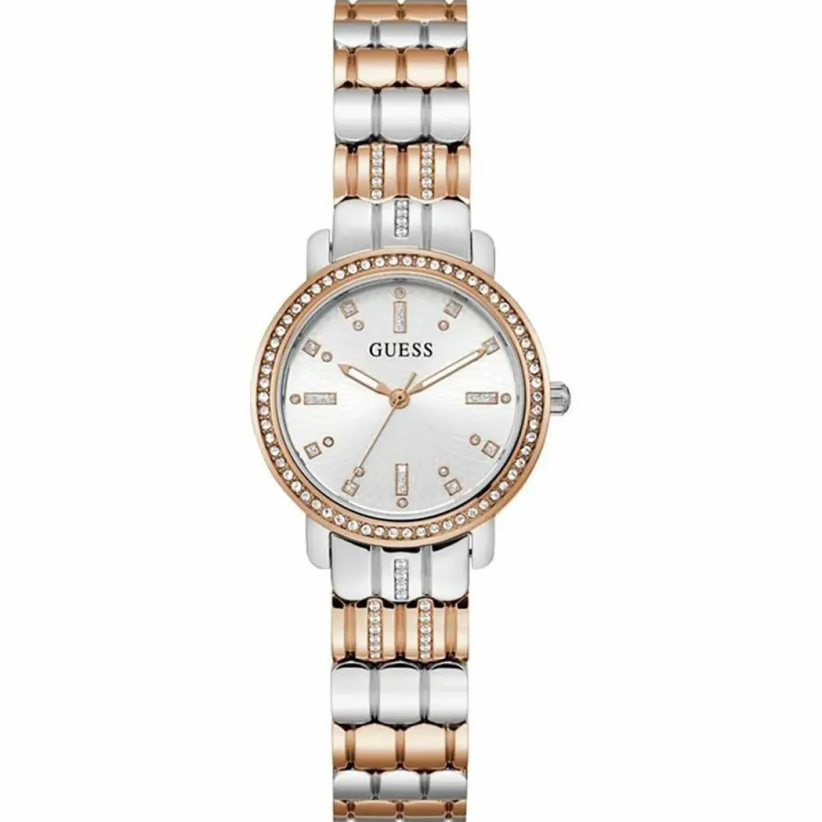 Guess Montres|Montre Femme Hayley en Acier rose/argenté