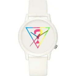 Guess Montres|Montre Femme Hollywood en Silicone blanche