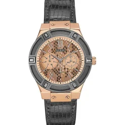 Guess Montres|Montre Femme Jet Setter en Cuir grise