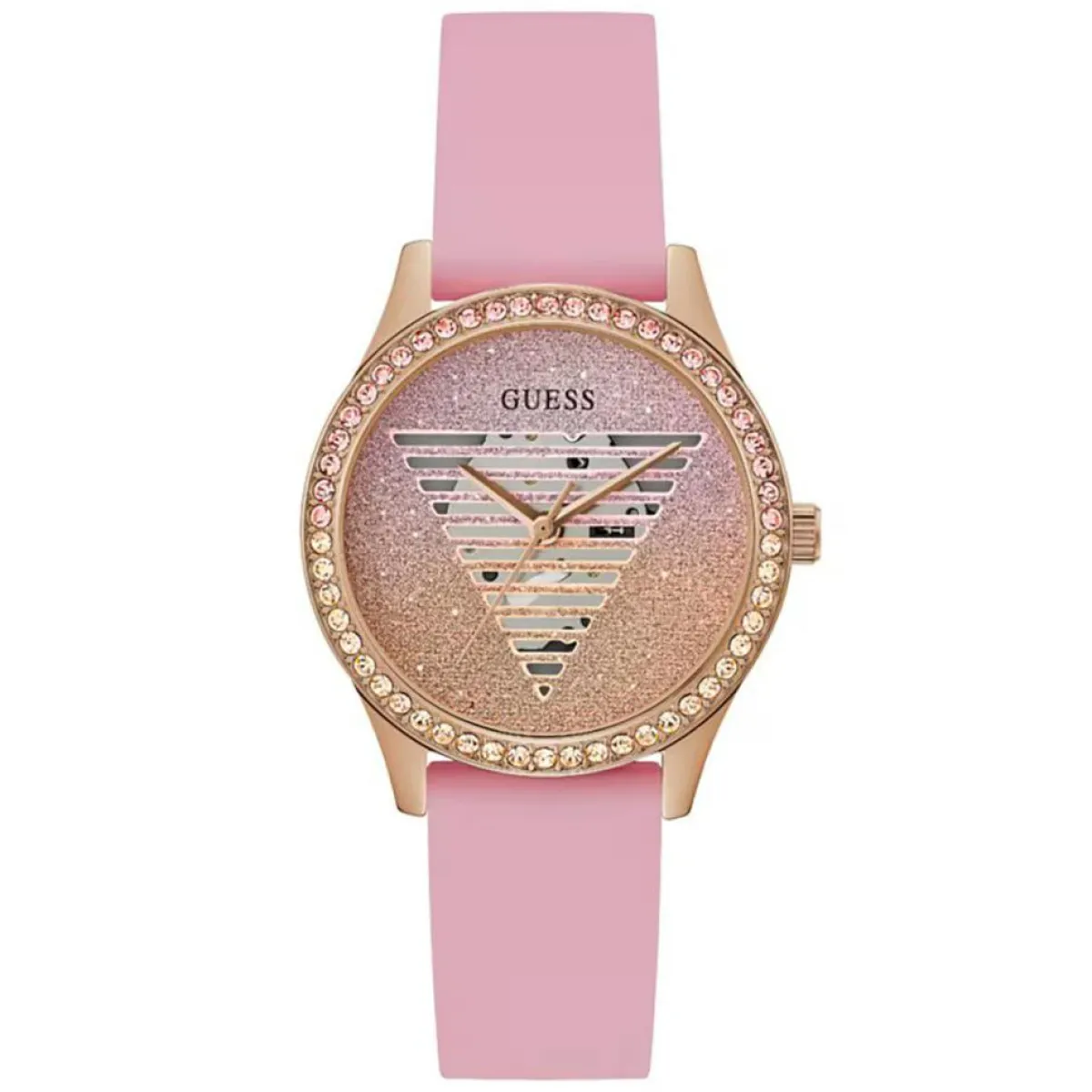 Guess Montres|Montre Femme Lady Idol en Silicone rose
