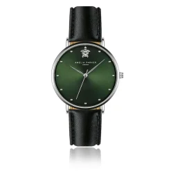 Amelia Parker Montres|Montre Femme Maya Bay en Cuir noire