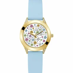 Guess Montres|Montre Femme Mini Wonderlust en Silicone bleue