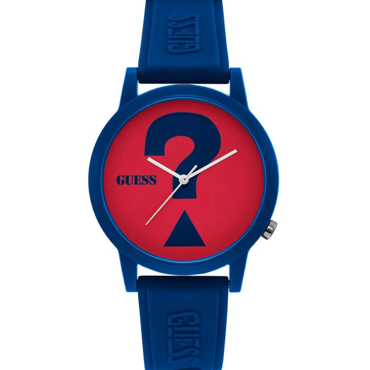 Guess Montres|Montre Femme Originals en Silicone bleue