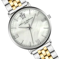 Amelia Parker Montres|Montre Femme Oyster en Acier doré/argenté