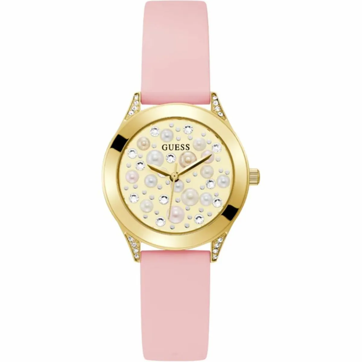 Guess Montres|Montre Femme Pearl en Silicone rose