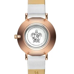 Amelia Parker Montres|Montre Femme Petite Classique en Cuir blanche