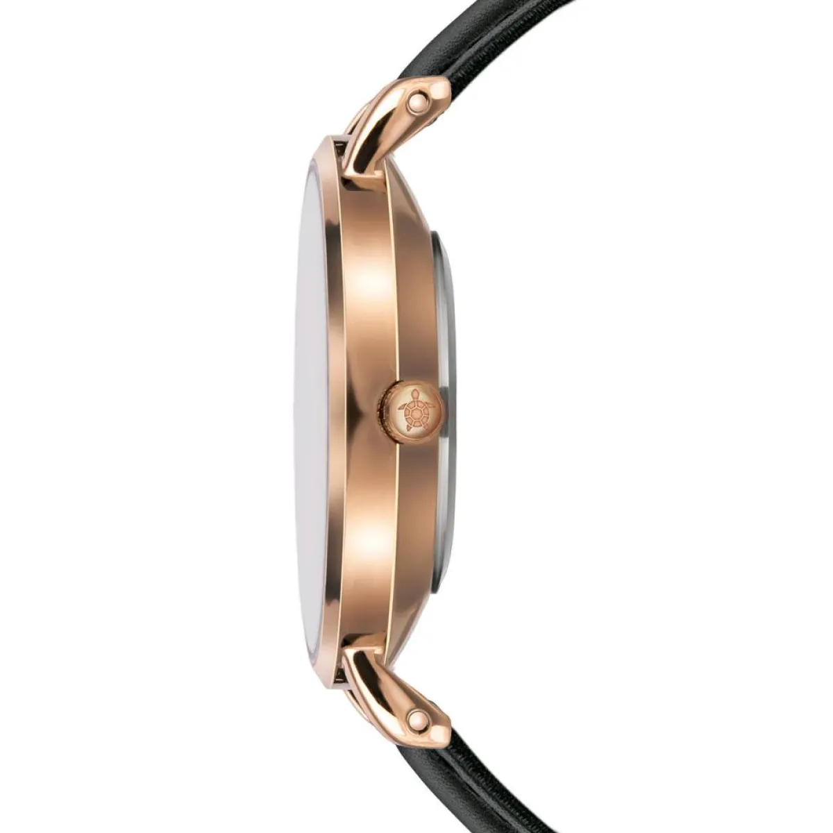 Amelia Parker Montres|Montre Femme Petite Classique en Cuir noire