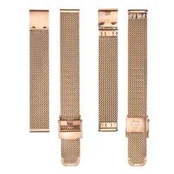 Amelia Parker Montres|Montre Femme Petite Noir en Acier rose doré