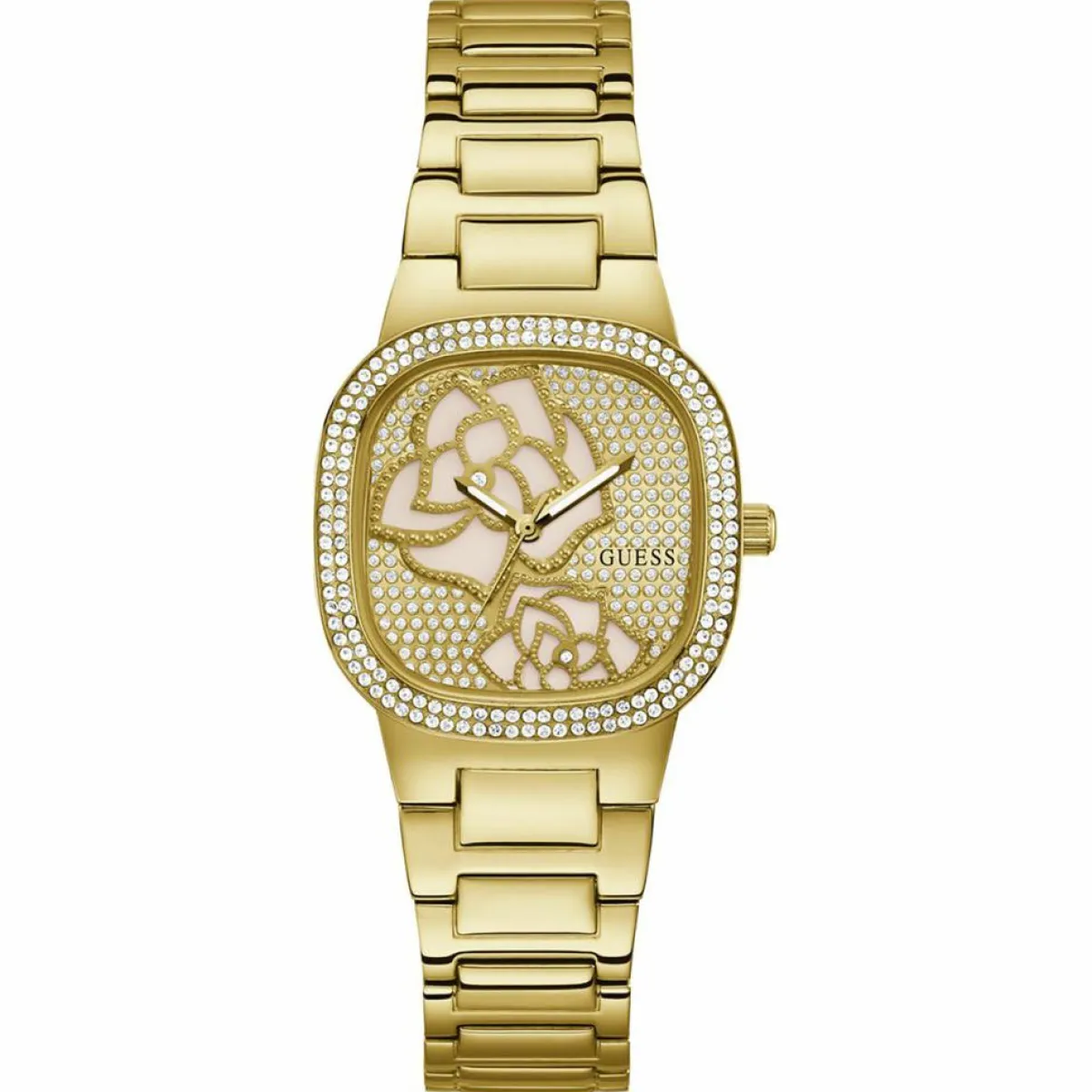 Guess Montres|Montre Femme Rose Bud en Acier dorée