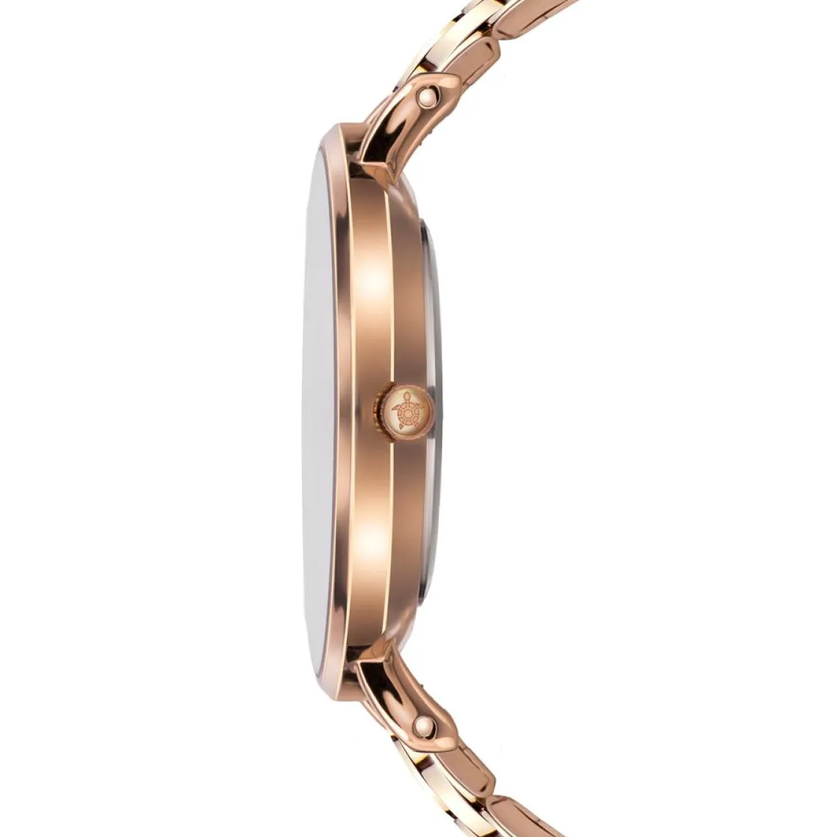 Amelia Parker Montres|Montre Femme Rose Turtle en Acier rose doré