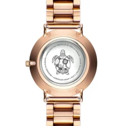 Amelia Parker Montres|Montre Femme Rose Turtle en Acier rose doré