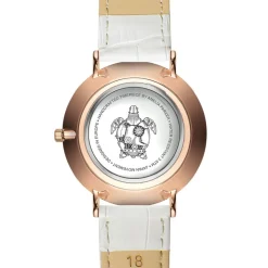 Amelia Parker Montres|Montre Femme Vacation en Cuir blanche