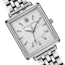 Amelia Parker Montres|Montre Femme White Desert en Acier argentée
