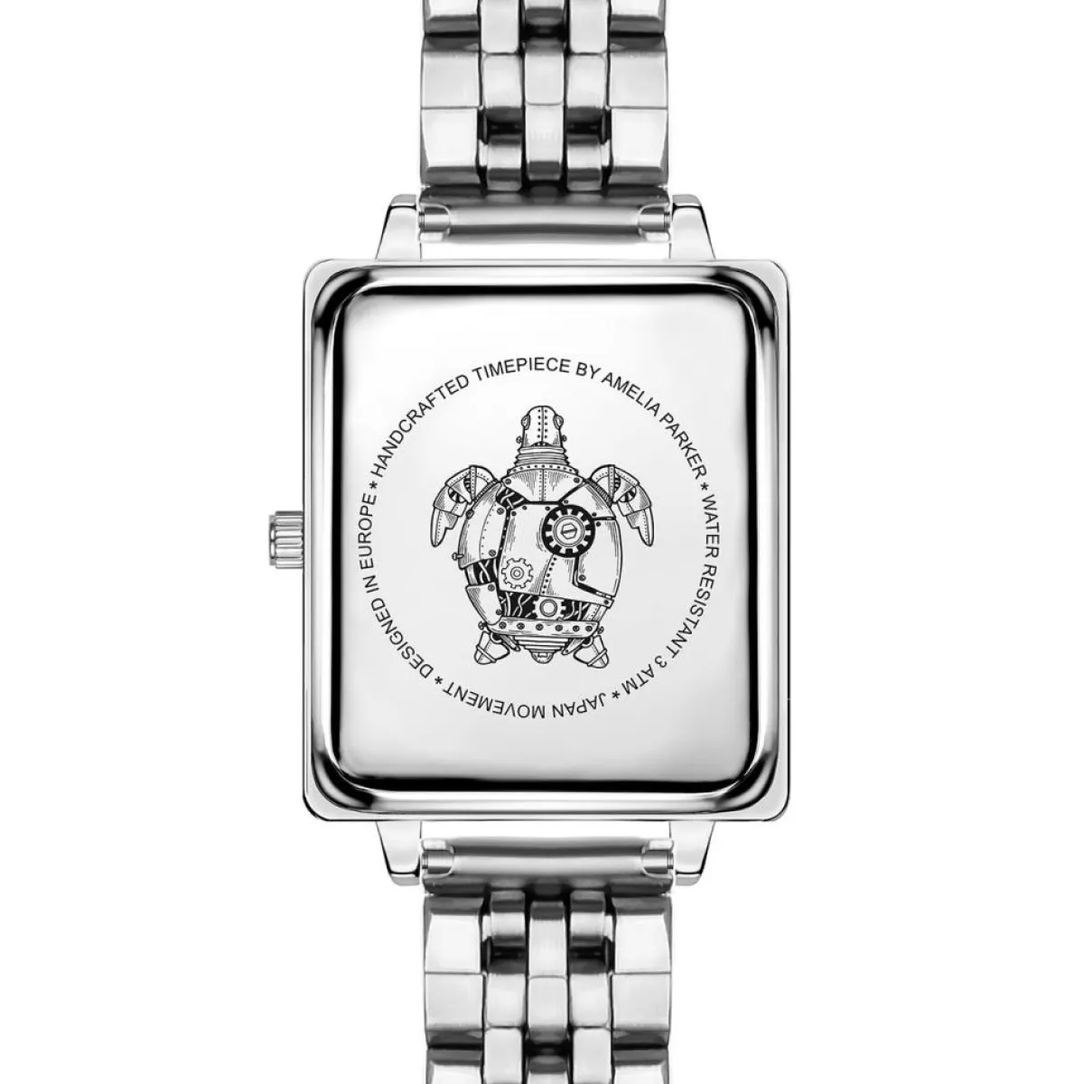 Amelia Parker Montres|Montre Femme White Desert en Acier argentée