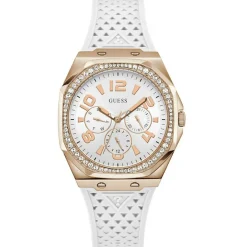 Guess Montres|Montre Femme Zest en Silicone blanche